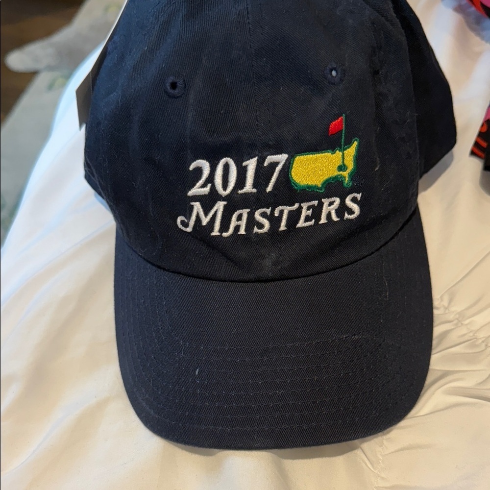 Masters 2017 (Sergio Garcia Spain Champion Year 🏆) Navy Golf Cap NWT Augusta GA